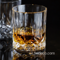 Gold Rim Crystal präglade snygga whiskyglasögon